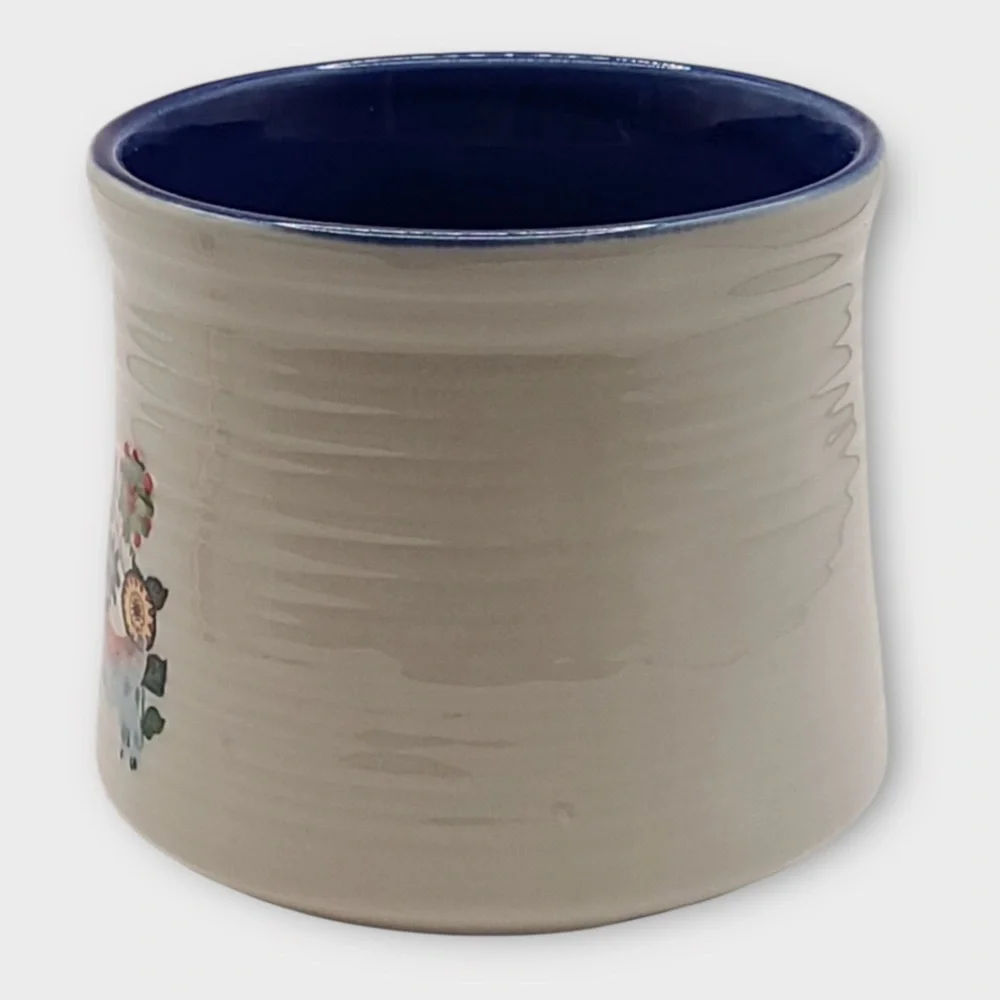 ANTHROPOLOGIE Nathalie Lete Floral Monogram Letter P Mug 20oz. - Picture 4 of 7